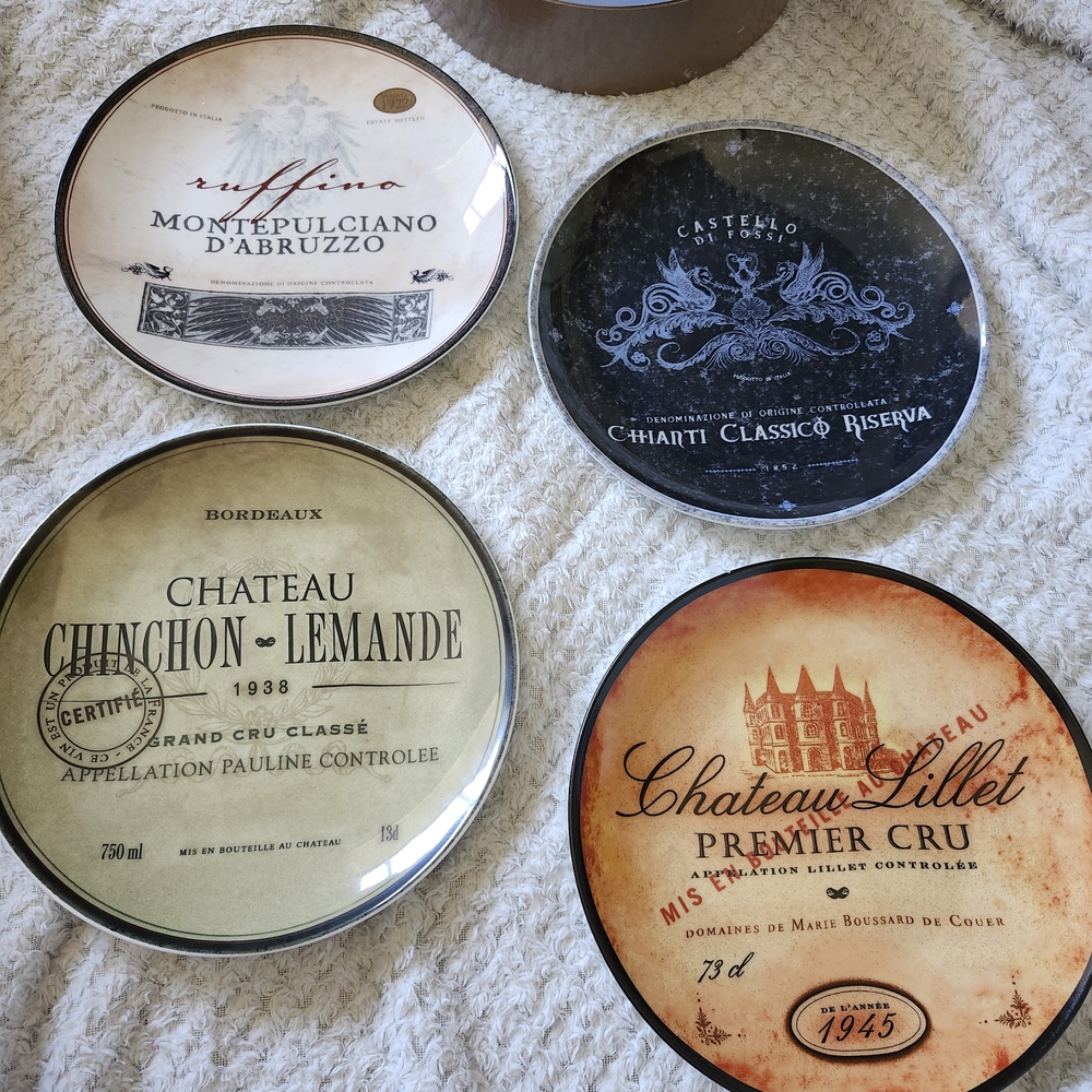 Others Follow Ceramic Plate Set - Black, White, Cream, Orange